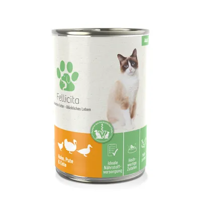 Fellicita Nassfutter Huhn, Pute & Ente