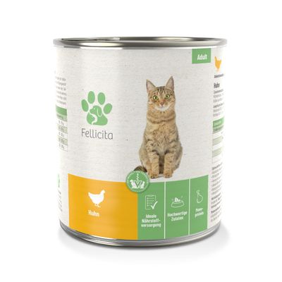 Fellicita Nassfutter Huhn pur