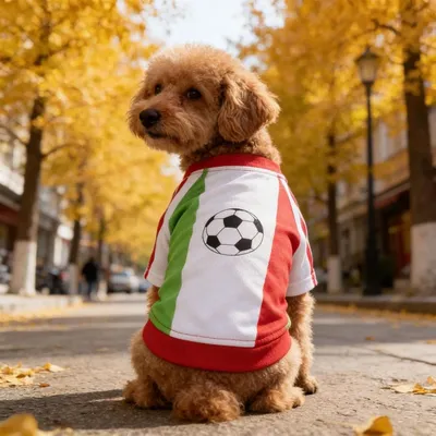 HausPets Camiseta fútbol perros - Transpirable, borde festoneado, ideal HausPets Camiseta fútbol perros - Transpirable, borde festoneado, ideal