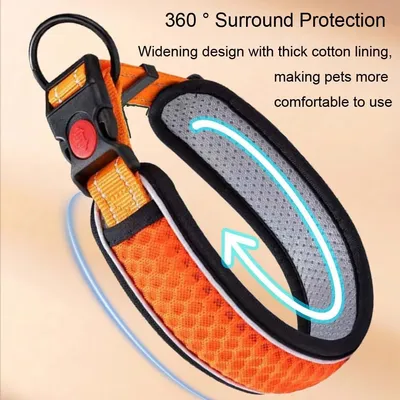 HausPets Hundehalsband Reflektierend Atmungsaktiv Nylon Verstellbar HausPets Hundehalsband Reflektierend Atmungsaktiv Nylon Verstellbar