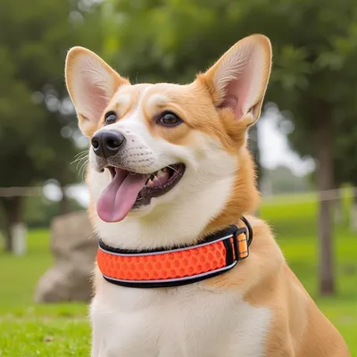 HausPets Collier Chien Maille Réfléchissant Réglable Nylon Ultra Léger HausPets Collier Chien Maille Réfléchissant Réglable Nylon Ultra Léger