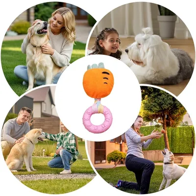 HausPets Hundespielzeug Käse Plüsch Quietschend Zahnen HausPets Hundespielzeug Käse Plüsch Quietschend Zahnen