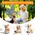 HausPets Jouet Chien Canard Peluche Jaune Couineur Anti-Stress