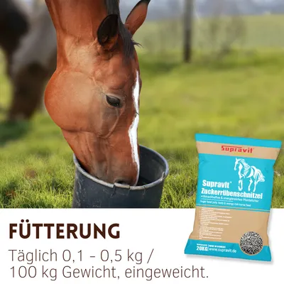 Supravit WIESENGLÜCK Pferdefutter Rübenschnitzel