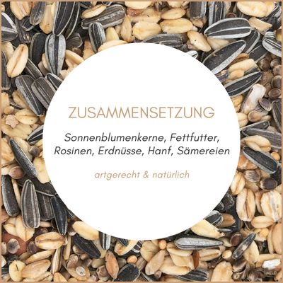 Supravit Winterfutter - Energiereiches Winter Streufutter für Wildvögel