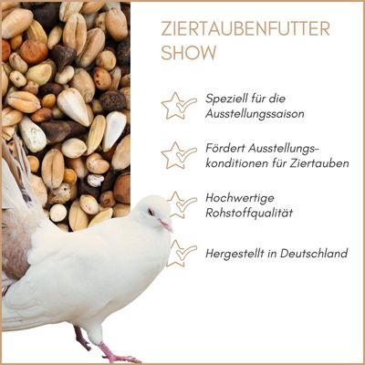 Taubenfutter Vorratspack - Ganzjahresfutter für verschiedene Bedürfnisse