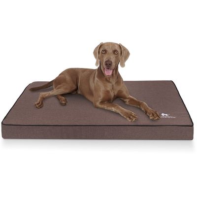 Knuffelwuff Orthopädische Hundematte Nantucket aus Velours