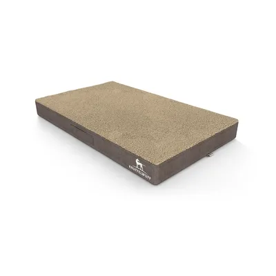 Knuffelwuff orthopädische Hundematte Ellenie aus Teddymaterial und Velours Knuffelwuff orthopädische Hundematte Ellenie aus Teddymaterial und Velours