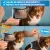 BluePet Selbstreinigende Hundebürste & Katzenbürste Langhaar, Zupfbürste