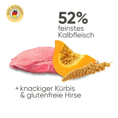 Milo & Mia - Kalb, Kürbis & Hirse