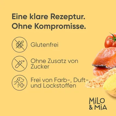 Milo & Mia - Geflügel & Vollkornreis Milo & Mia - Geflügel & Vollkornreis