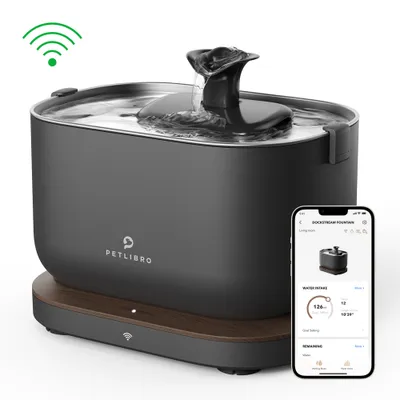 PETLIBRO Fontaine à eau intelligente Dockstream - Noire PETLIBRO Fontaine à eau intelligente Dockstream - Noire
