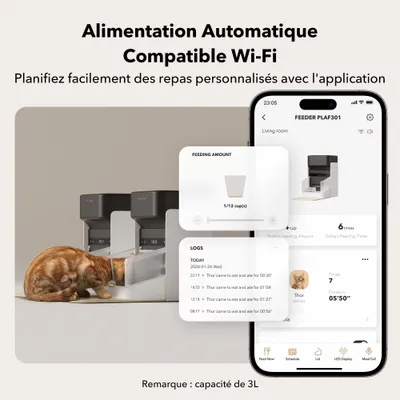 PETLIBRO Distributeur de croquettes automatique One RFID PETLIBRO Distributeur de croquettes automatique One RFID