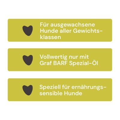 Graf Barf Sensitivmenü Rind Paket
