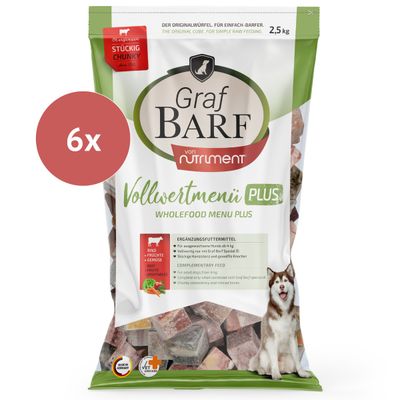 Graf Barf Vollwertmenü Plus Rind Paket