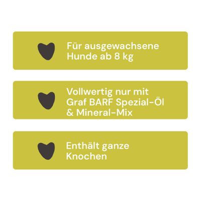 Graf Barf Vollwertmenü Lamm Paket