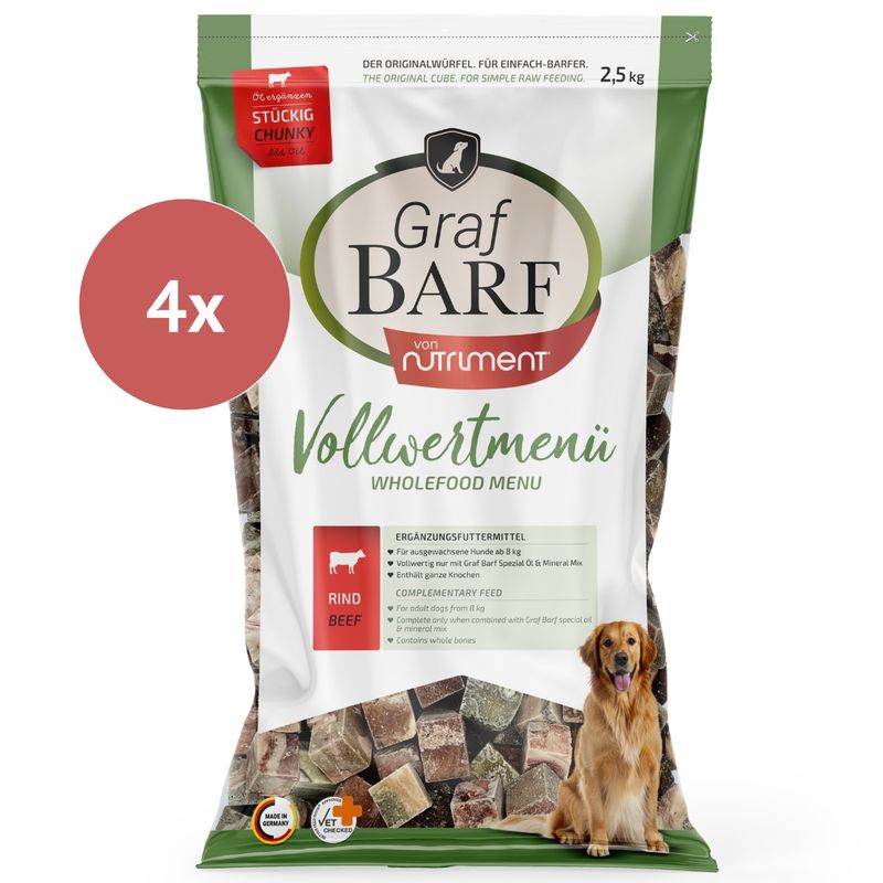 Graf Barf Vollwertmenü Rind Paket