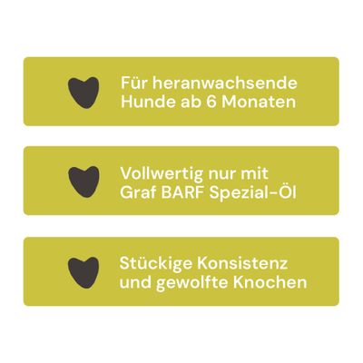 Graf Barf Juniormenü Plus Hähnchen Paket