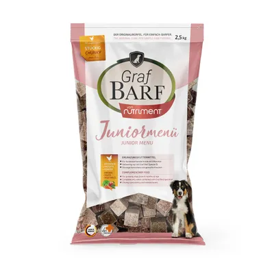 Graf Barf Juniormenü Plus Hähnchen Paket Graf Barf Juniormenü Plus Hähnchen Paket