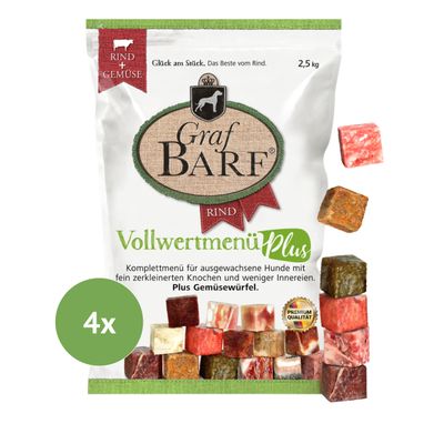 Graf Barf Vollwertmenü Plus Rind Paket