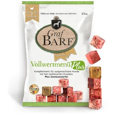 Graf Barf Vollwertmenü Plus Hähnchen Paket