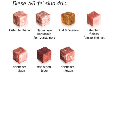 Graf Barf Vollwertmenü Plus Hähnchen Paket