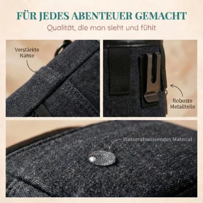 HUND IST KÖNIG Premium Leckerlibeutel für Hunde mit Kotbeutelspender
