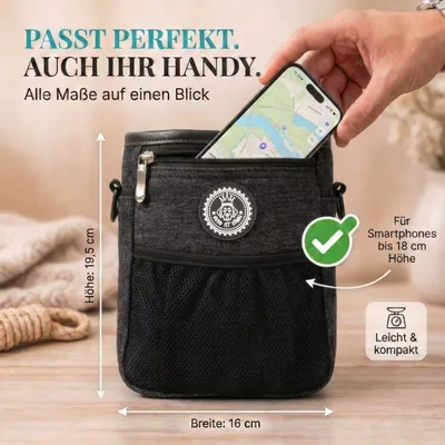 HUND IST KÖNIG Premium Leckerlibeutel für Hunde mit Kotbeutelspender HUND IST KÖNIG Premium Leckerlibeutel für Hunde mit Kotbeutelspender