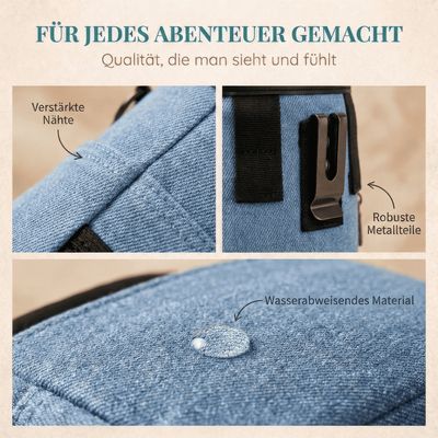 HUND IST KÖNIG Premium Leckerlibeutel für Hunde mit Kotbeutelspender
