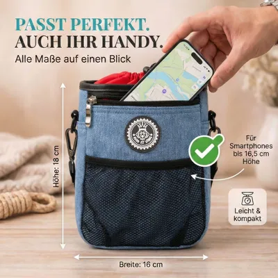 HUND IST KÖNIG Premium Leckerlibeutel für Hunde mit Kotbeutelspender HUND IST KÖNIG Premium Leckerlibeutel für Hunde mit Kotbeutelspender