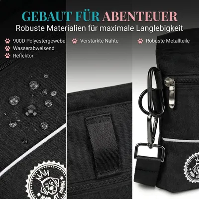 HUND IST KÖNIG Magnet Leckerlitasche mit Beutelspender inkl. 2 Gurte HUND IST KÖNIG Magnet Leckerlitasche mit Beutelspender inkl. 2 Gurte