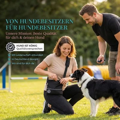 HUND IST KÖNIG Magnet Leckerlitasche mit Beutelspender inkl. 2 Gurte HUND IST KÖNIG Magnet Leckerlitasche mit Beutelspender inkl. 2 Gurte