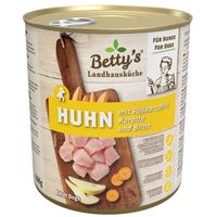 Packung Betty's Landhausküche Hund- Huhn Süßkartoffel Huhn mit Süßkartoffel