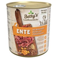 Packung Betty's Landhausküche Hund- Ente mit Amaranth Ente und Amaranth