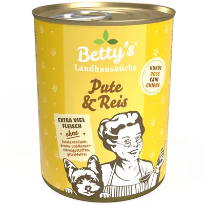 Betty's Landhausküche -Hund- Pute Reis