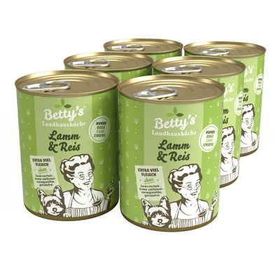 Betty's Landhausküche -Hund- Lamm Reis