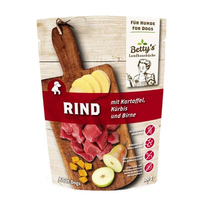 Betty's Landhausküche -Hund- Rind Kartoffel