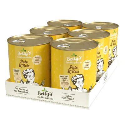 Betty's Landhausküche -Hund- Pute Reis