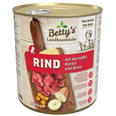 Betty's Landhausküche -Hund- Rind mit Kartoffel