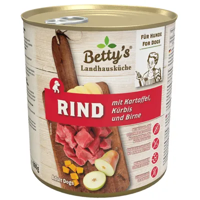 Betty's Landhausküche -Hund- Rind mit Kartoffel