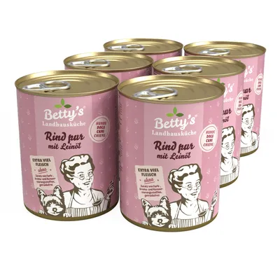 Betty's Landhausküche -Hund- Rind pur