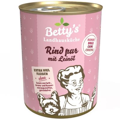 Betty's Landhausküche -Hund- Rind pur