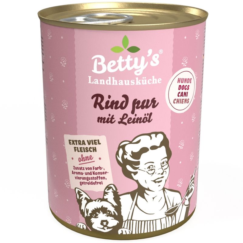 Betty's Landhausküche -Hund- Rind pur