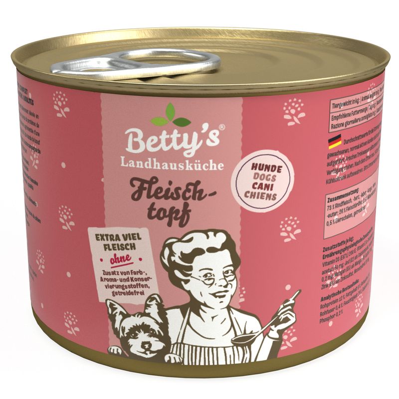 Betty's Landhausküche -Hund- Fleischtopf (All Meat)