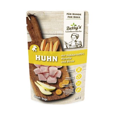 Betty's Landhausküche -Hund- Huhn Süßkartoffel