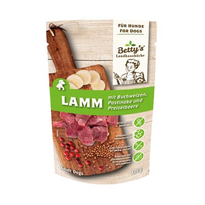 Betty's Landhausküche -Hund- Lamm Buchweizen
