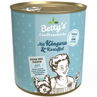 Packung Betty's Landhausküche Hund- Känguru Kartoffel mit Känguru & Kartoffel