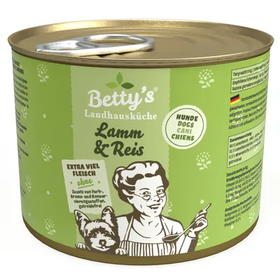 Betty's Landhausküche -Hund- Lamm Reis