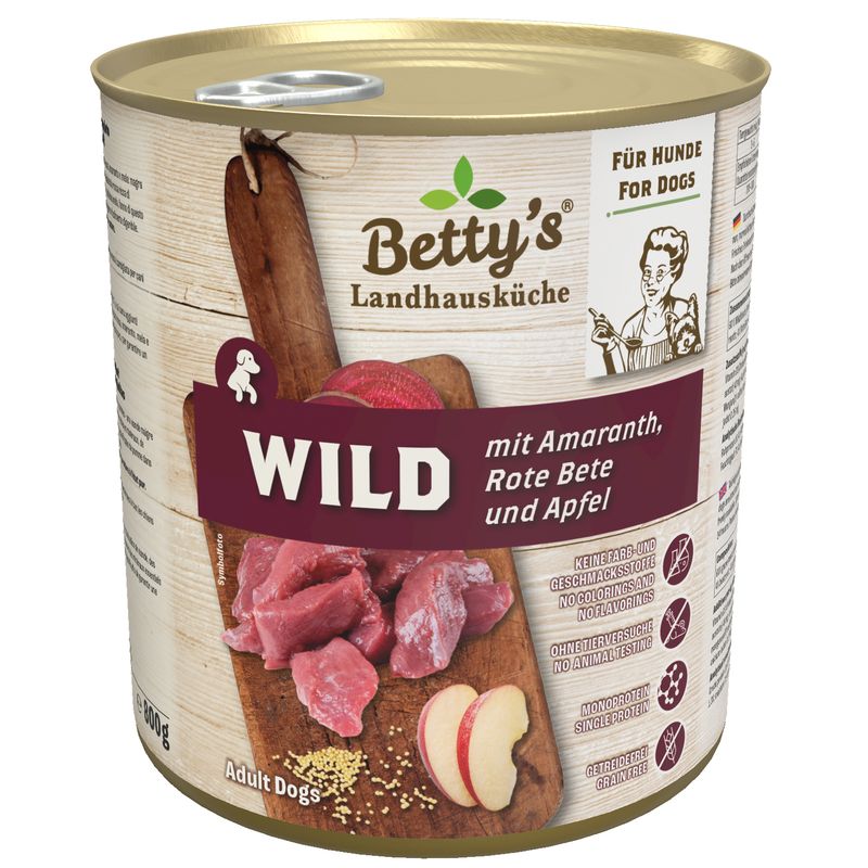 Betty's Landhausküche -Hund- Wild & Rote Beete