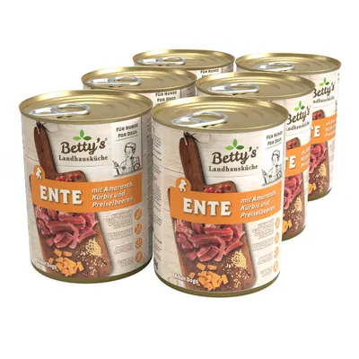 Betty's Landhausküche -Hund- Ente mit Amaranth